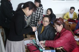 “乐器进课堂”得到了学生家长的支持